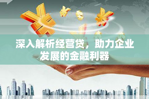 壶关深入解析经营贷，助力企业发展的金融利器