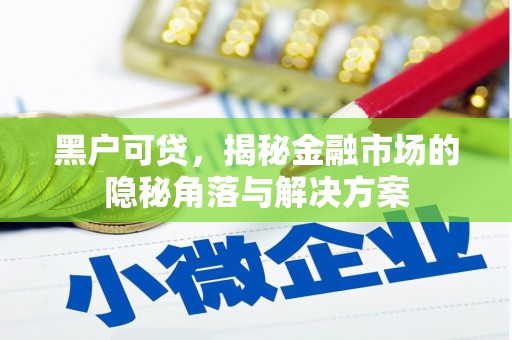 齐齐哈尔黑户可贷，揭秘金融市场的隐秘角落与解决方案