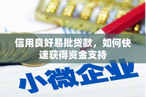 大庆信用良好易批贷款，如何快速获得资金支持