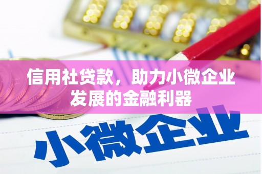朴子信用社贷款，助力小微企业发展的金融利器